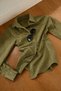 Women's Side Gathered Waist-Fitted Trendy Long Shirt New Season - 5