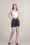 Women's Summer Black Shorts & Bermuda Polka Dot Patterned Single Pleated Pocket Short Stylish Casual Comfortable 30382 - 2
