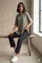 Women's Crew Neck Short Sleeve Modal Tunic - 4
