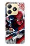Realme C61 / C63 Compatible Superhero Patterned Transparent Phone Case