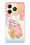 Realme C61 / C63 Compatible Patrick Star Patterned Transparent Phone Case