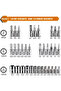 Drive Socket Ratchet Wrench Tool Set, Auto Repairing and Household, with Storage Case - 3