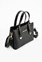 Sanmorris Women's Faux Leather Shoulder Bag and Combination Wallet Set - 2