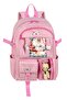 Korean Kawaii Style School Backpack, Daily Backpack Thermal Lunch Bag and Pencil Case - 4
