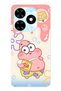 Tecno Spark 20 / 20C Compatible Patrick Star Patterned Transparent Phone Case