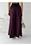 Trendy Wide Leg Zippered High Waist Lace-Up Pleated Palazzo Pants - 3