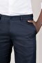 Regular Fit Cotton Textured Classic Summer Gabardine Trousers - 5