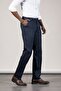 Regular Fit Cotton Textured Classic Summer Gabardine Trousers - 2