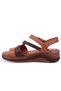 Dza07-770404 Brown Daily Orthopedic Leather Women's Sandals - 4