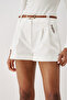 Ss6154 Belted Shorts with Pocket Detail - 5