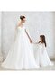 Adult+Kids White Kaftan Bindallı Cape over Dress - 3