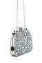 Floral Design Women's Evening Dress Bag Lahey Silver - 6