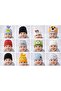 6 Pieces 0-6 Months Surprise Mixed Combed Cotton Baby Beanie