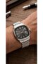 Men's Wristwatch Stylish Square Design Calendar Suitable for Daily Use 5 Arm