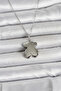 316L Steel Chain Silver Color Teddy Bear Model Openable Women's Necklace