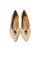 Genuine Leather Metal Detailed Heeled Shoes - 8