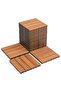 Wooden Decking Tiles – Interlocking Waterproof Hardwood Floor Tiles