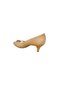 Genuine Leather Metal Detailed Heeled Shoes - 7