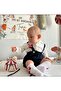 Circus Concept 1 Year Old Baby Boy Special Handmade Birthday Bow Tie Salopet Socks Set - 5