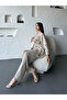 Women's Embroidered Waist-Tie Kimono Pants Stylish Set - 5