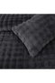 Single Bedspread Set Plush Rabbit Hair Quilt 2 Pieces Anthracite - 2