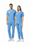 Alaska Blue Doctor's Uniform Positive Lycra Scrubs Set (Compliant with New Regulations – Alaskan)