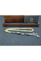 Wooden Boxed 6.75 Gr. Silver Tasseled Earth Fossil 11.80 Gr. Rus Kaya Damla - 2