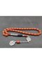 Imame Empty Core and Silver Nakkaş Combination Crimped Amber - 3