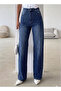 Women's Stone Detailed Palazzo Stylish Trousers - 7