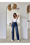Women's Stone Detailed Palazzo Stylish Trousers - 4