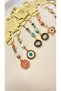Beige Eye Bodrum Bead Evil Eye Keychain - 7