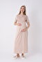 Maternity-Pregnancy Set of 2 with Short Sleeve Nightgown and Robe - 3