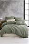Muslin Duvet Cover Set Single Size Beige |   With Sheets - 2