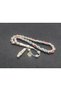 İskeçeli Cemil Masterpiece Silver Spiral and Enamel Ankle-Length Camel Bone Bracelet