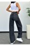 TREND SPECIAL DESIGN WIDE LEG JEAN RIPPED DETAIL PALAZZO PANTS - 7