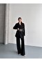 3 Belt Design Premium Quality Blazer Jacket & Trouser Set