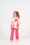 4-5-6-7-8 Years Old Girls' Heart Printed Set - 6