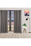 Single Wing Gray Color Background Curtain Without Pills, Background Curtain with Bird Cords as a Gift - 5