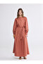 Original Hakim Collar Belted Poplin Dress