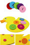 Colorful Cute Duck Button-Pushing Children's Educational Tutorial Felt Duck-Shaped Developmental Game - 3