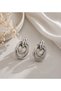 Zr Model Multiple Hoop Earrings with Gold and Silver Options – Trendy Modern Design Stylish Women's Earrings - 2