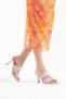 Heeled women's beige slippers tr02my03b - 5