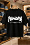 Summer Short Sleeve T-Shirt Anti-Sweat Cotton Printed T-Shirt Thrasher Flame Logo