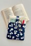 Fabric Book Cover with Pockets - 8