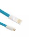 Cablu USB - Micro USB 1m Aurit Cablu Plat Albastru