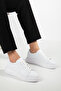 Men's White Casual Shoes with White Stitched Soles - 5
