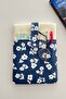Fabric Book Cover with Pockets - 2