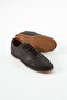 Men's Brown Classic & Stylish Genuine Leather Sneaker - Minimalist Design - 3