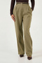 Wide Leg High Waist Belted Trousers Pants 6923807 - 3