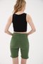 Cotton Slim Fit Crew Neck Crop Blouse Bluz 26Y0326K1 - 4